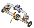 Узел контроля расхода FRM DN150/150-635/UP-R