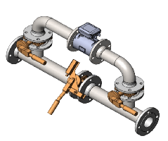 Узел контроля расхода FRM DN300/200-1130/UP-R