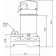 Погружной насос для сточных вод Wilo Drain TS 40/14A 1-230-50-2-10M KA.